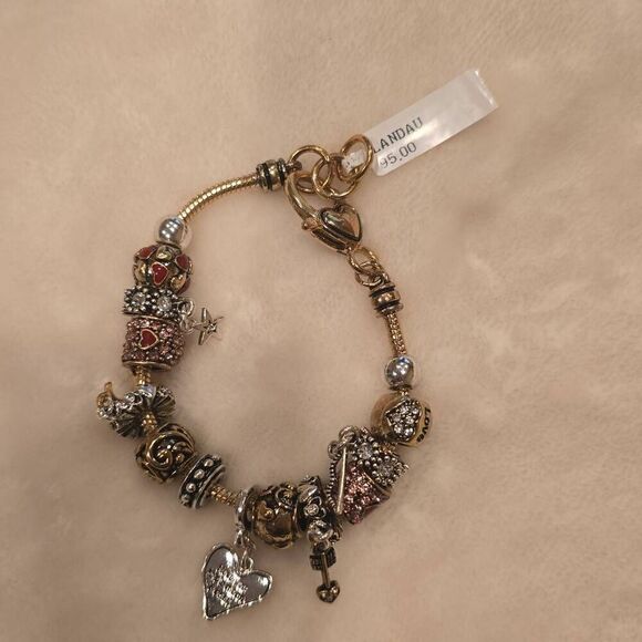 Landau, I Love You to the Moon and Back Charm Bracelet, NWT - Picture 2 of 6